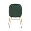 Chaise d'appoint rembourrée en velours Gleno-1481443284