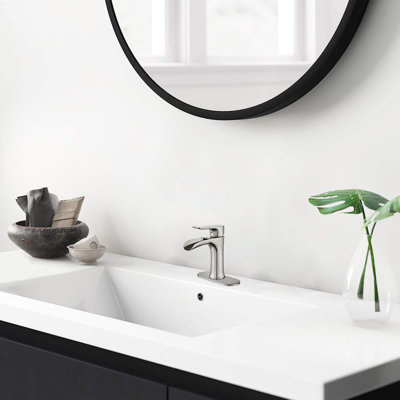 Robinet de salle de bain Waterfall avec bonde escamotable (pour 1 ou 3 trous)