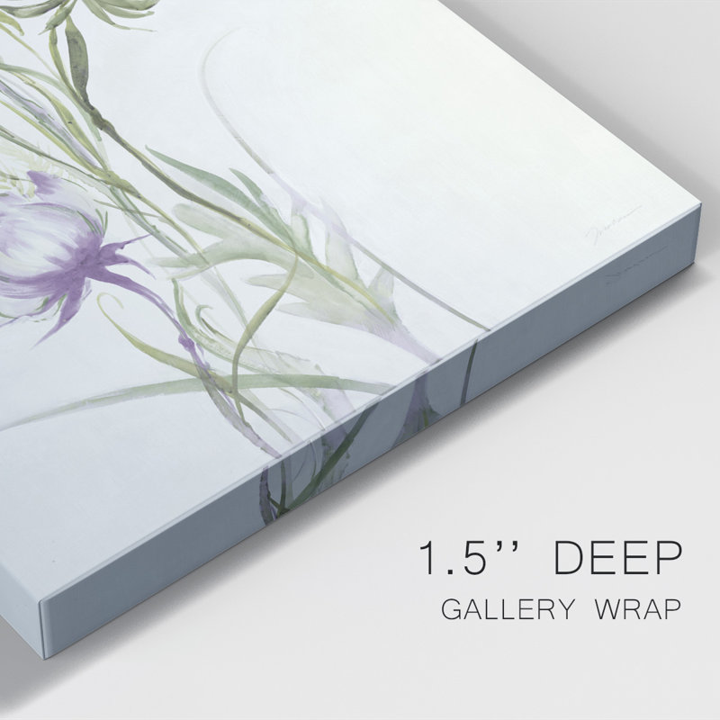 WILDFLOWERS DE LA FIN D'ÉTÉ - Toile tendue avec châssis de qualité supérieure - prête à être accrochée