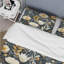 Ensemble de housse de couette floral bleu et blanc Nordic Blossom Serenity-1172503759