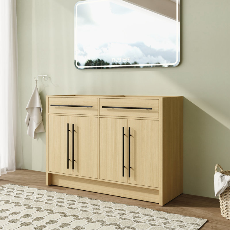 48'' Double Bathroom Vanity Base Only