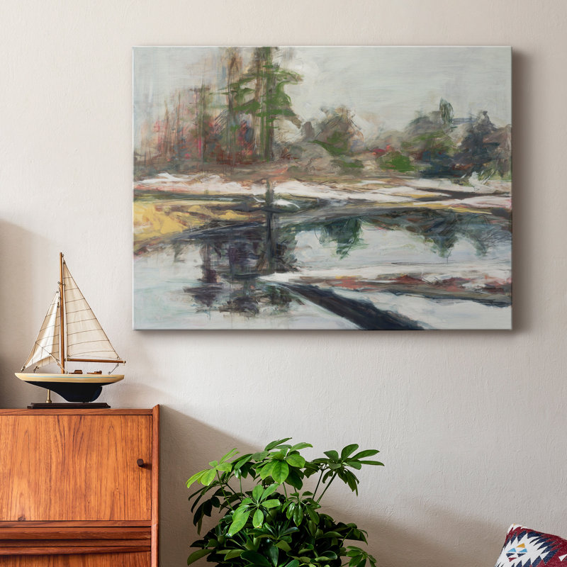 «Quiet Reflection», reproduction sur toile encadrée, H 20 po x l 16 po x P 1 po, Toile tendue