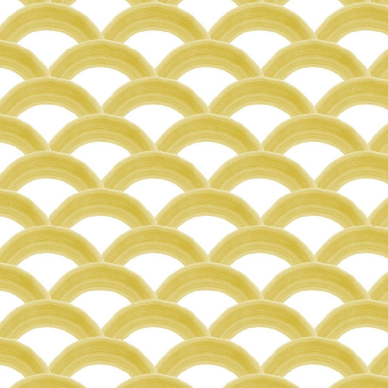 Kids Rainbows 10' L x 24" W Wallpaper Tile, Golden, Paper, Non-pasted