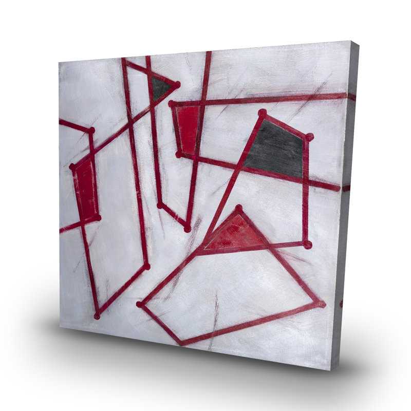 outlines shapes - 32"x32" art on canvas