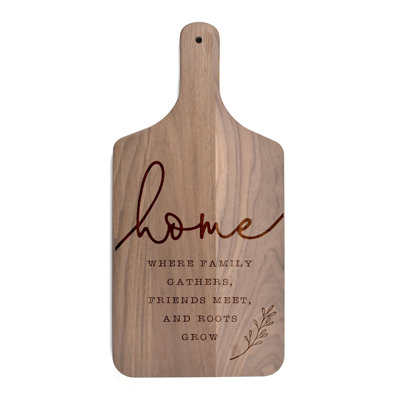 Home Where Roots Grow Cutting Board
