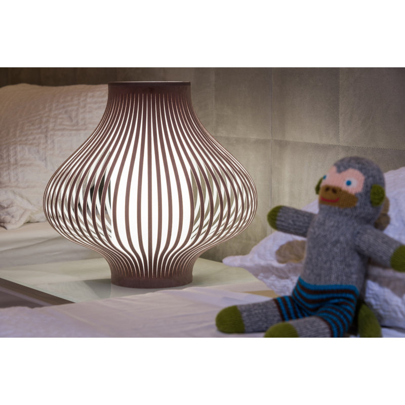 Blossom Table Lamp, Ash, 14" H x 16" W x 16" D