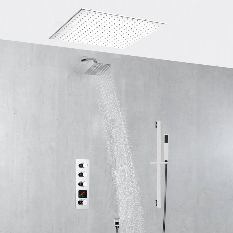 All-In-One Kit with Rough in-Valve, Chrome
