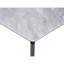 Glossy Sintered Stone Embossing Table With Black Legs, Seats 6-8 Jumbo Photography Accommodates