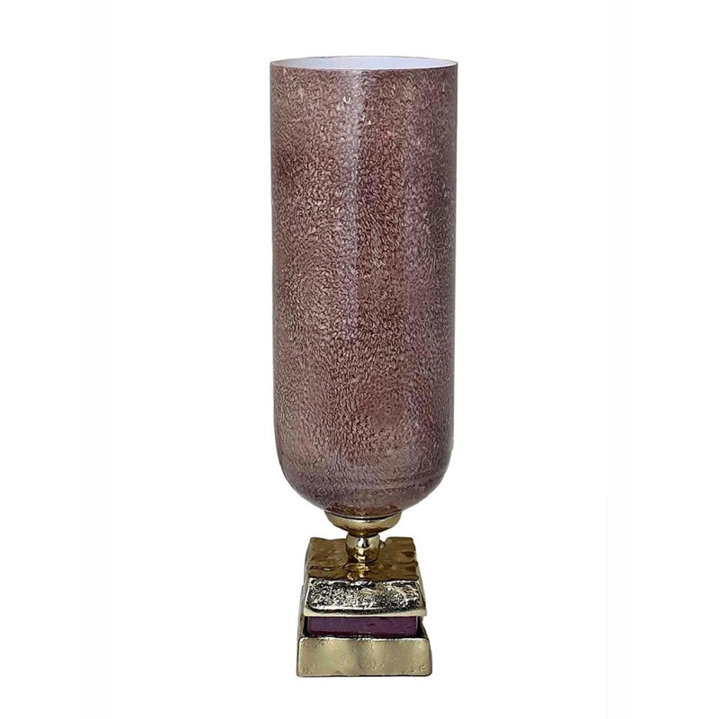 Glass Table Vase, 19.5" H x 6" W x 6" D