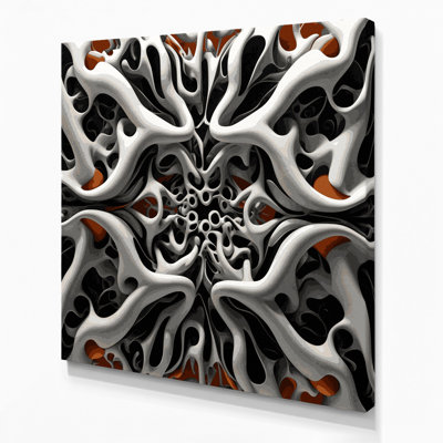 Art mural sur toile Biomorphic Abstraction 83