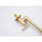Wall Mounted Folding Pot Filler Faucet - Brushed Gold Look, 360 Rotatable, Brass, Coating, Double Handles For Effortless Water Flow Management Mount Function, Rotation, Brass Build, Corrosion Surface