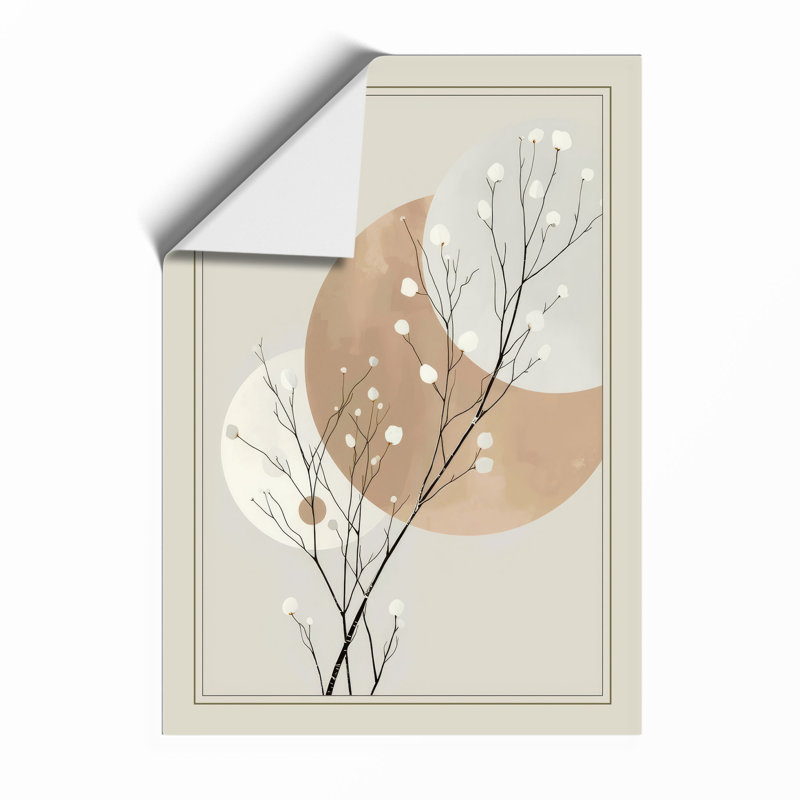 Branching Botanicals Botanical - Framed Print, Unframed, A2 - 59.4 x 42.0 cm