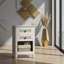 Table de chevet en rotin - table de chevet Boho avec 2 tiroirs et tablette