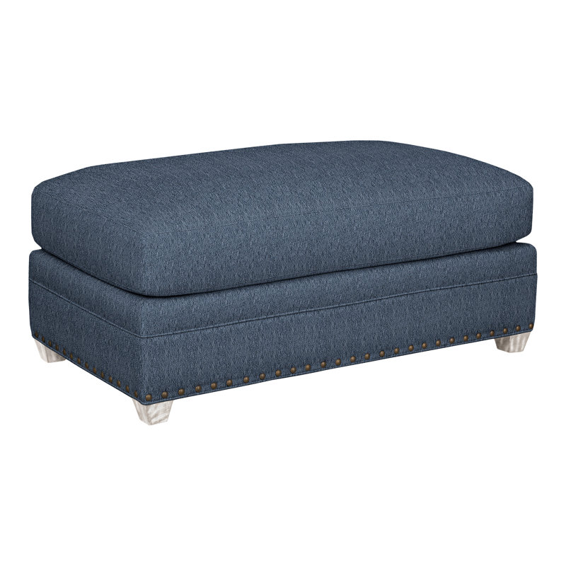 Fairgrove 44" Ottoman & Half, Worthy Snow, Casa Blanca, Yes
