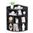 Cayhlin 3-Tier Corner Bookcase Cabinet with 8 Cubbies, Wooden Cube Storage Organizer, Modern Bookshelf Units-86591719