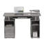Bureau d'ordinateur complet avec rangement, gris-723039452