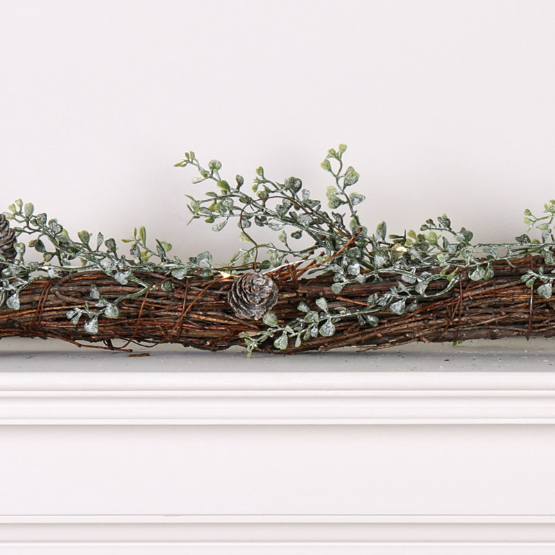 150cm Lighted Faux Garland with Lights