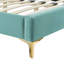 Amber Performance Velvet Queen Platform Bed In White-1711549840-1711549855