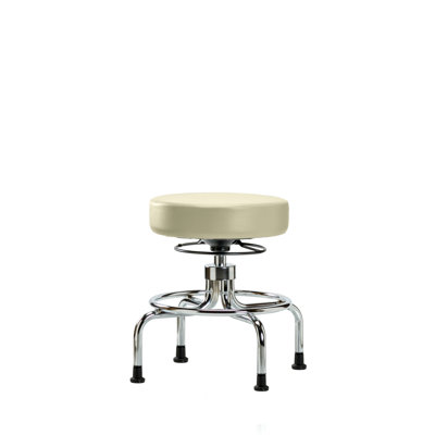 Anguiano Screw Lift Desk Height Adjustable Lab Stool
