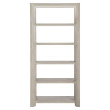 Arlyn 86" H x 40.25" W Solid Wood Etagere Bookcase