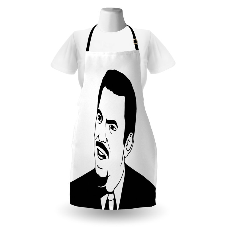 No Pattern Bib Apron