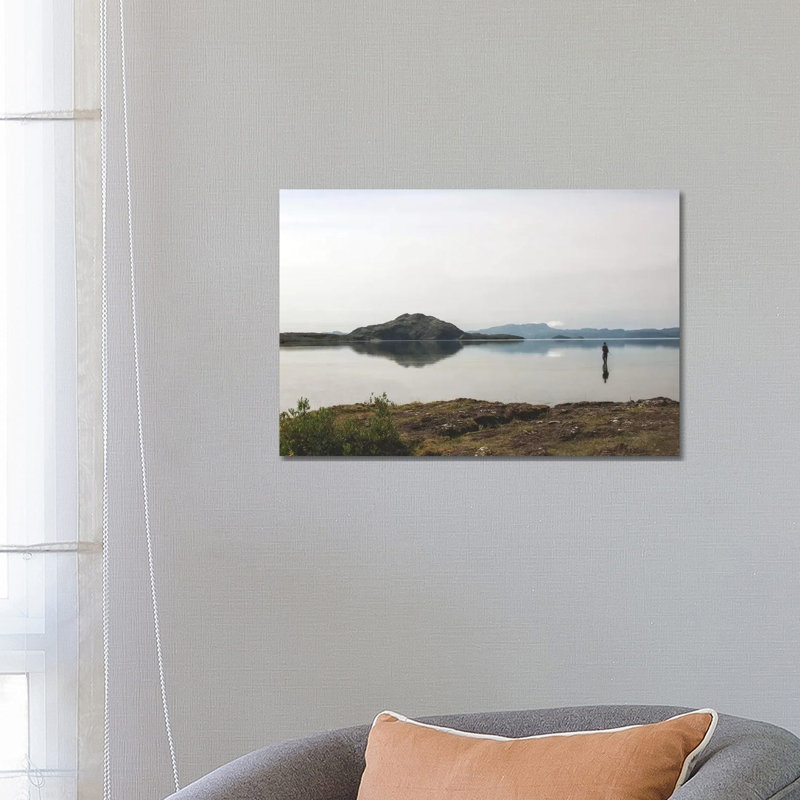 Fly Fishing - Wrapped Canvas Print, 66.04 cm H x 45.72 cm W x 3.175 cm D