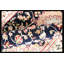 Hand-Knotted High-Quality Black, Red, and Cream Runner