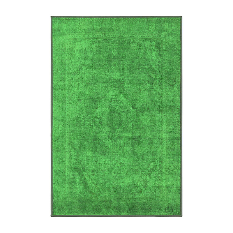 Erikc Washable Oriental Indoor Rug, Rectangle 8' x 10'