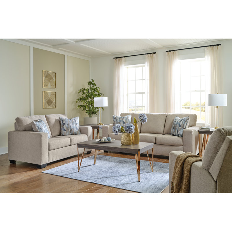 Deltona Sofa, Loveseat and Recliner, Cream