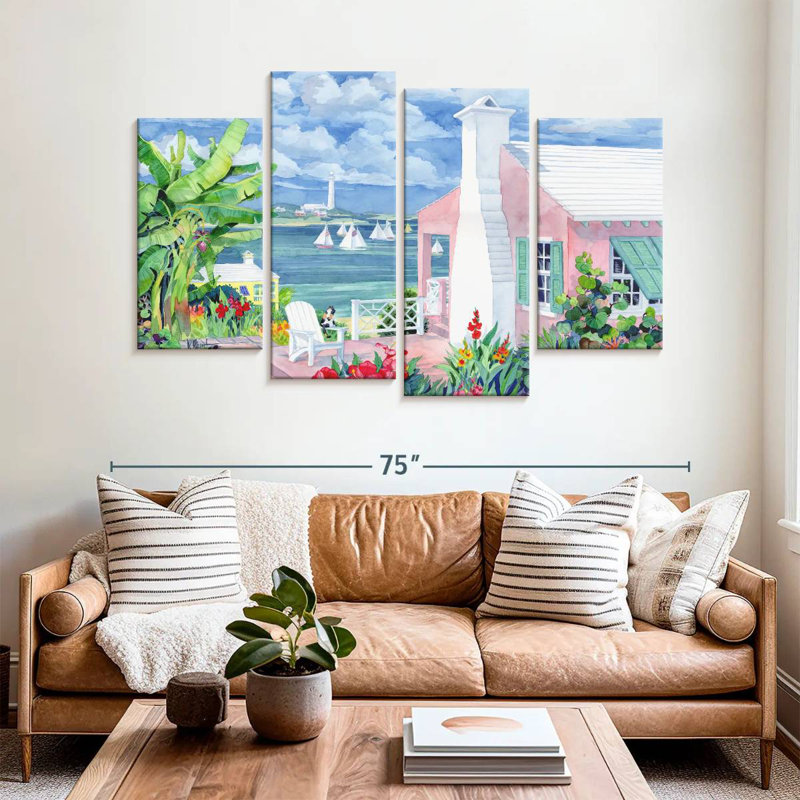 Bermuda Cove, 42" H x 68" W