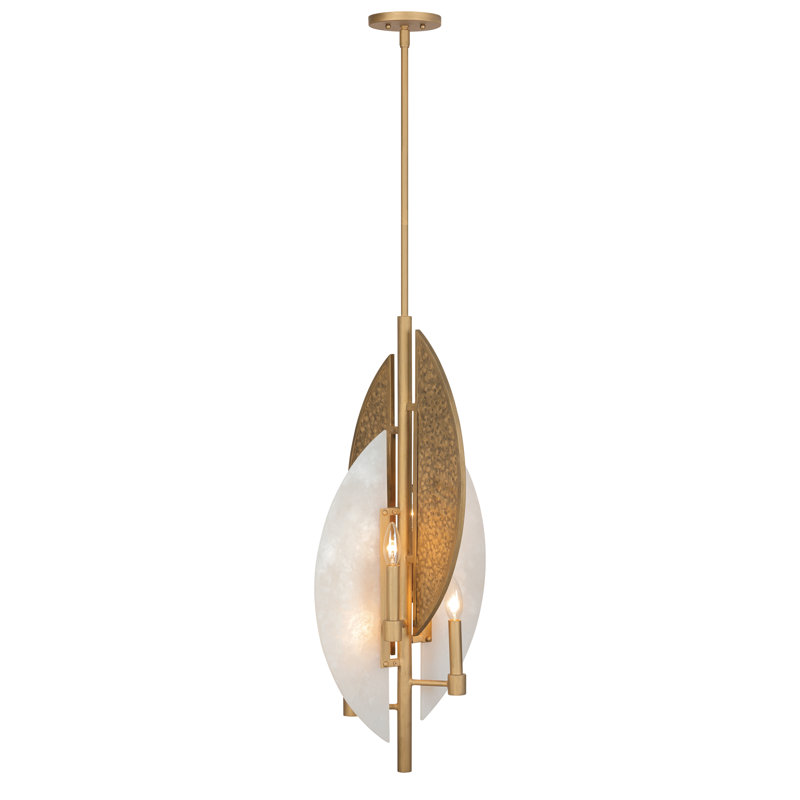 Brayden Studio® Geraldean - 4 Light Pendant In Ashen Gold Finish