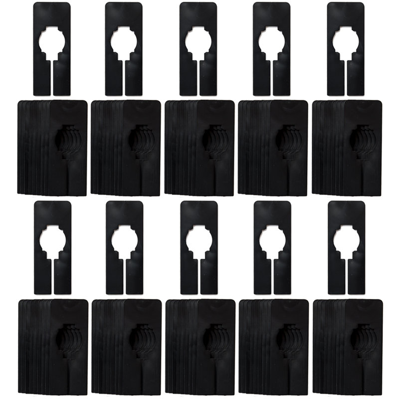 Cloison de taille rectangulaire vide Kinner, Noir