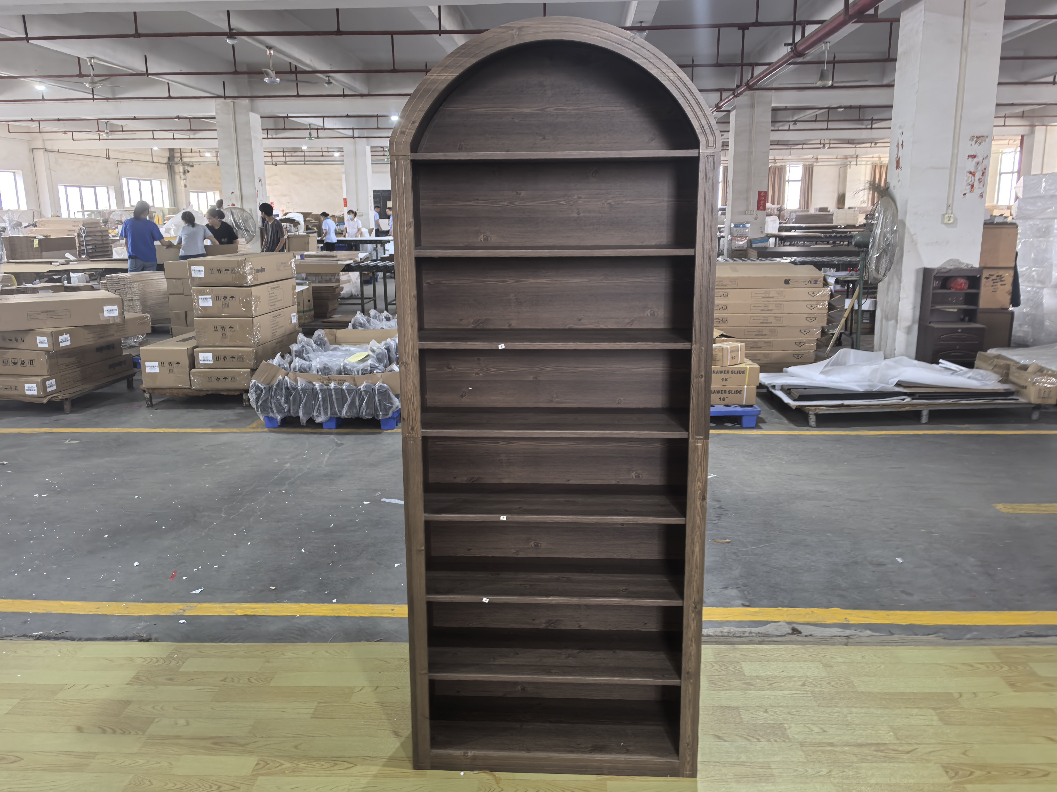 Lark Manor™ 78.7" Tall Arched Bookcase & Reviews | Wayfair