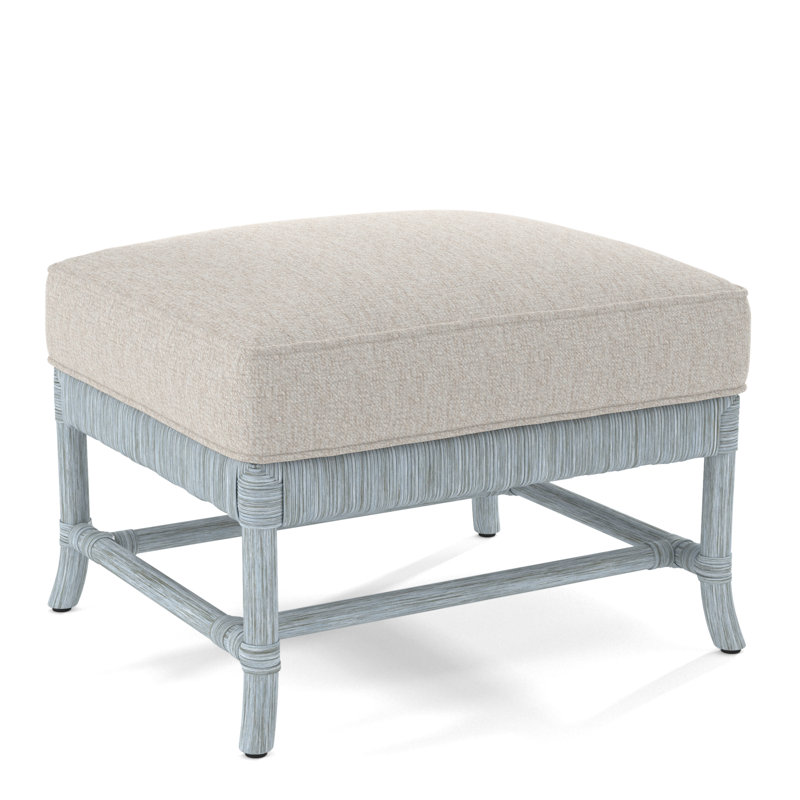 Lafayette Ottoman, Oslo Grey; 0820-85, Sea Glass