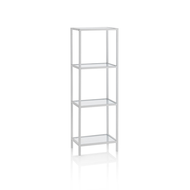 Equan 36cm W Steel Shelving Unit, White