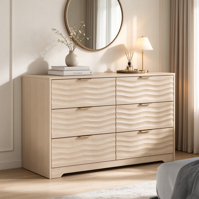 120 cm W Chest of 6 Drawers