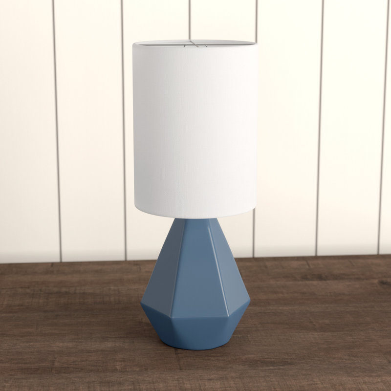 Lampe de table en céramique Bret, Noir de jais