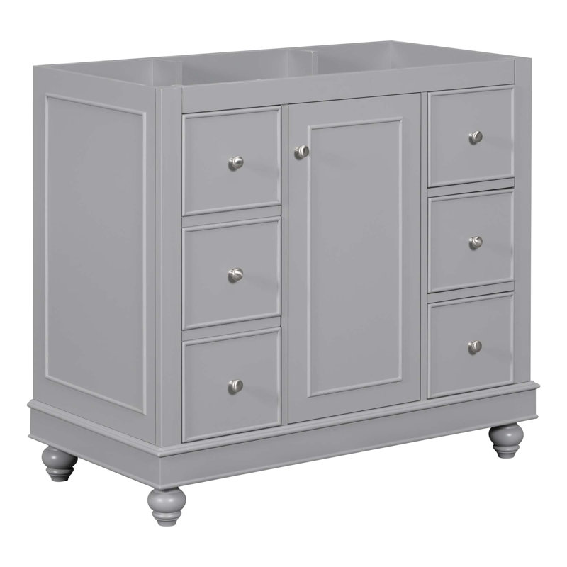 Meuble-lavabo gris 36 po (lavabo non inclus)