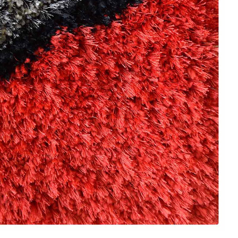 Latravia Hand Tufted Shag Polyester Eco-Friendly Area Rugs - Rectangle, Multicolor, Contemporary Modern Design, High Pile Thick Handmade Anti Skid Area Rugs for Living Room, Bed Room