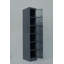 Armoire de rangement en métal pour le garage, six compartiments de rangement séparés - Armoire verrouillable en acier de 70,98 pouces, adaptée aux garages et aux entrepôts (gris)
