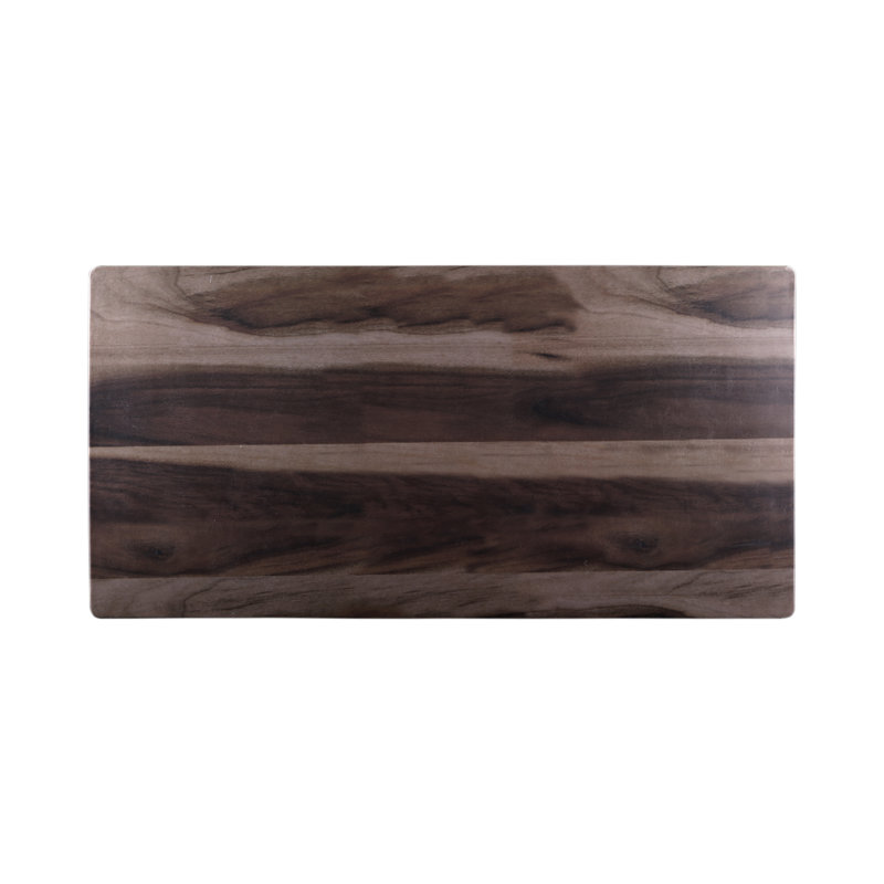 Planche à fromage en mélamine, Noyer, H 0,63 po x l 20 po x P 10 po