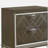 Dark Champagne 2-drawer Nightstand