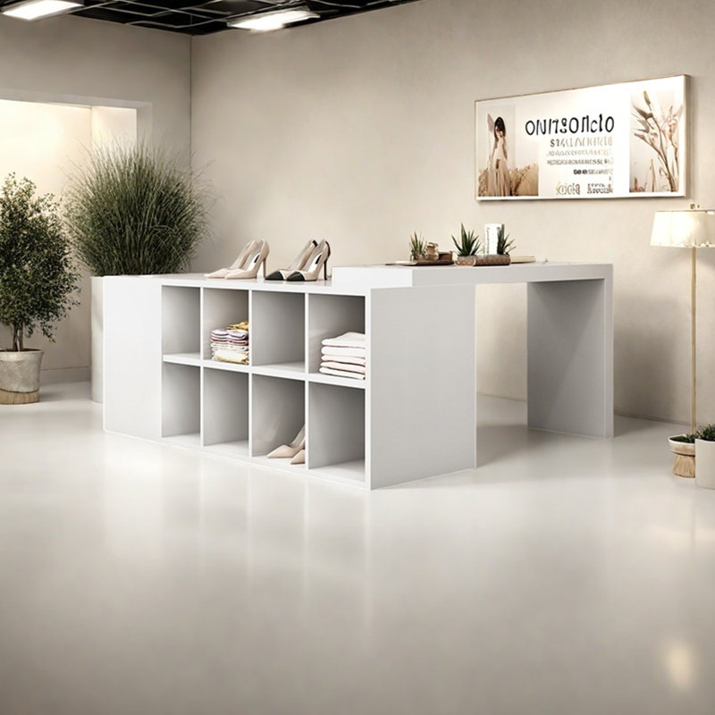 Vitrine pour îlot central Fashion Fashion Luxury, H 29,52 po x l 70,86 po x P 23,62 po