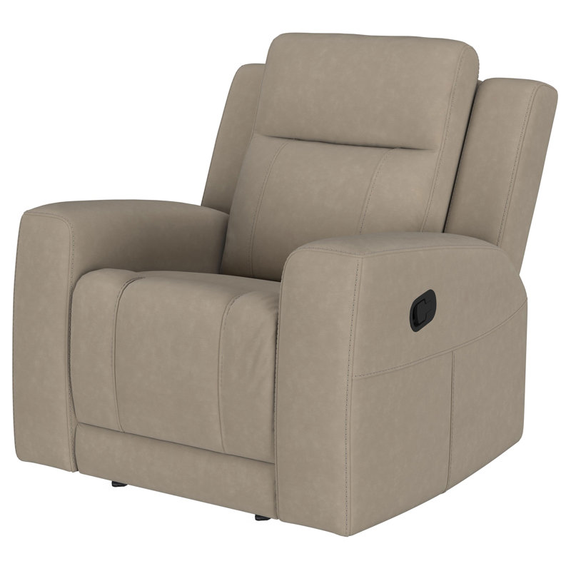 Fauteuil inclinable Kemarah taupe, Brun