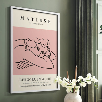 Matisse, reproduction encadrée en bois massif