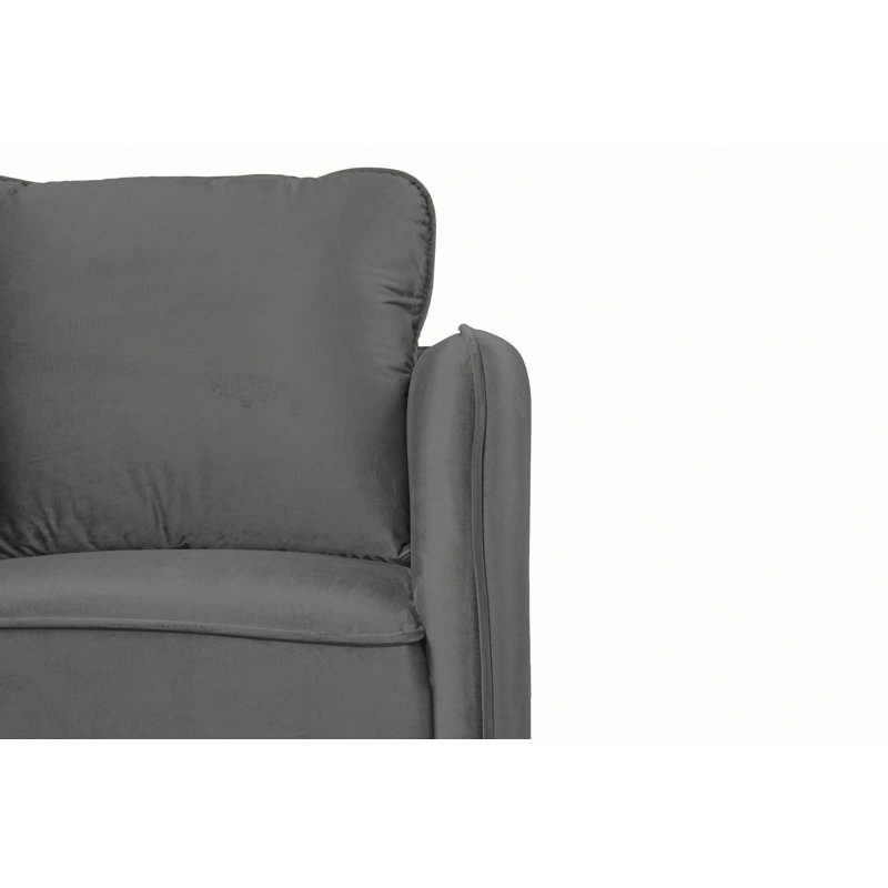 Accent Chair, Armchair With Metal Legs
