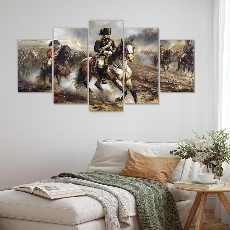 «Emperor Napoleon On His Horse - Emperor», ensemble d'art sur toile