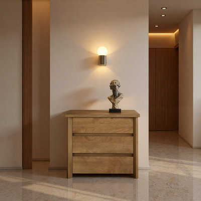 Sophisticated Nightstand with Drawer,Multipurpose Bedside Table