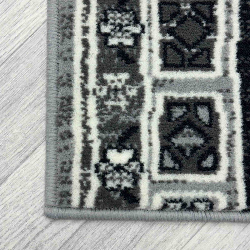 Runner Geometric Area Rug, Runner 60 x 150 cm
