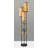Cylee 68.5'' Black Tray Table Floor Lamp Set